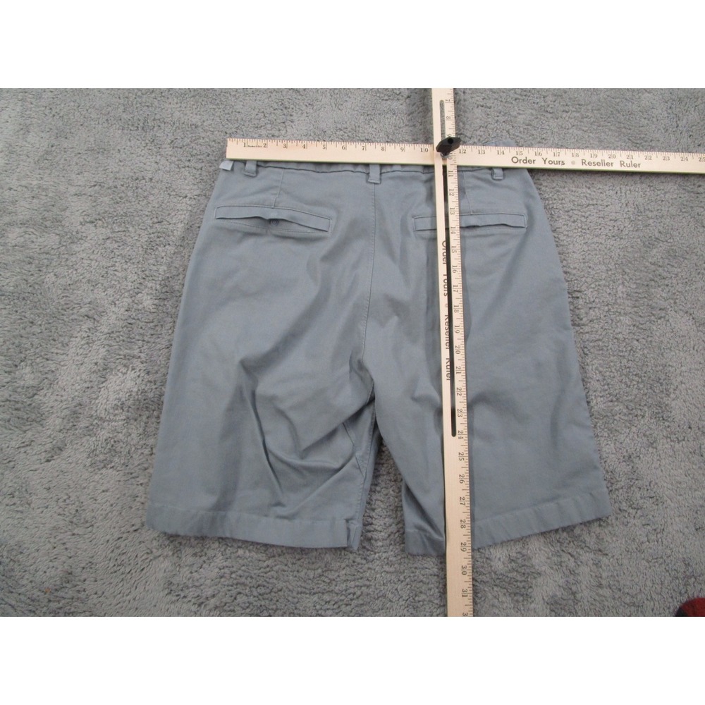 Lululemon Mens Commission Short 9 Blue Grey Chino Style Golf Shorts Size 30 - Picture 4 of 8